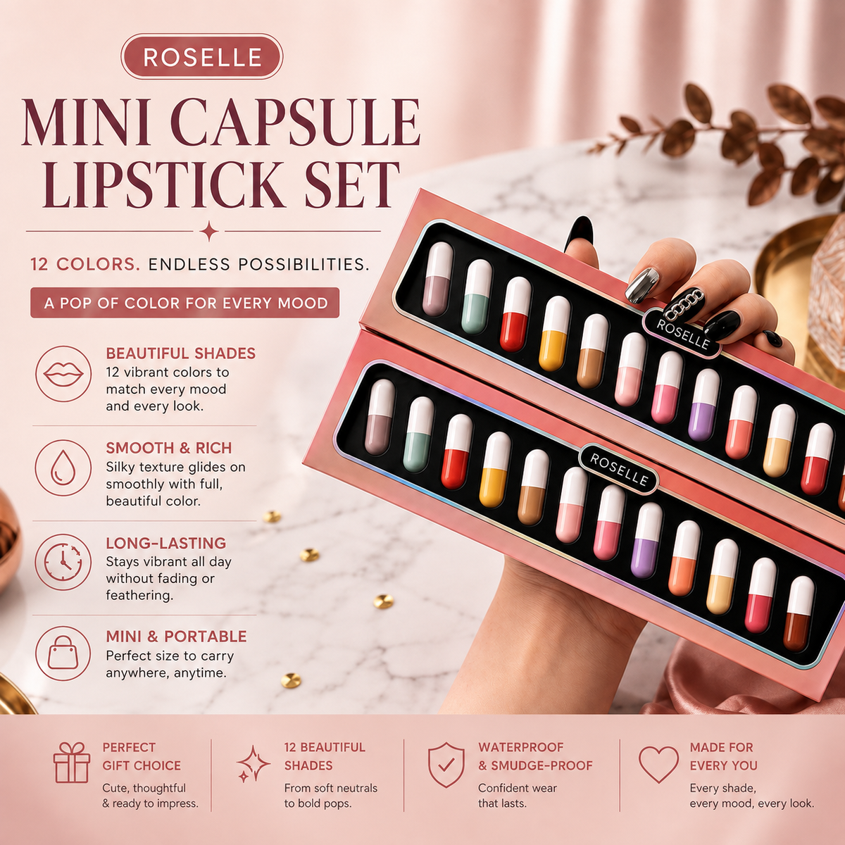 Mini Capsule Lipstick Set
