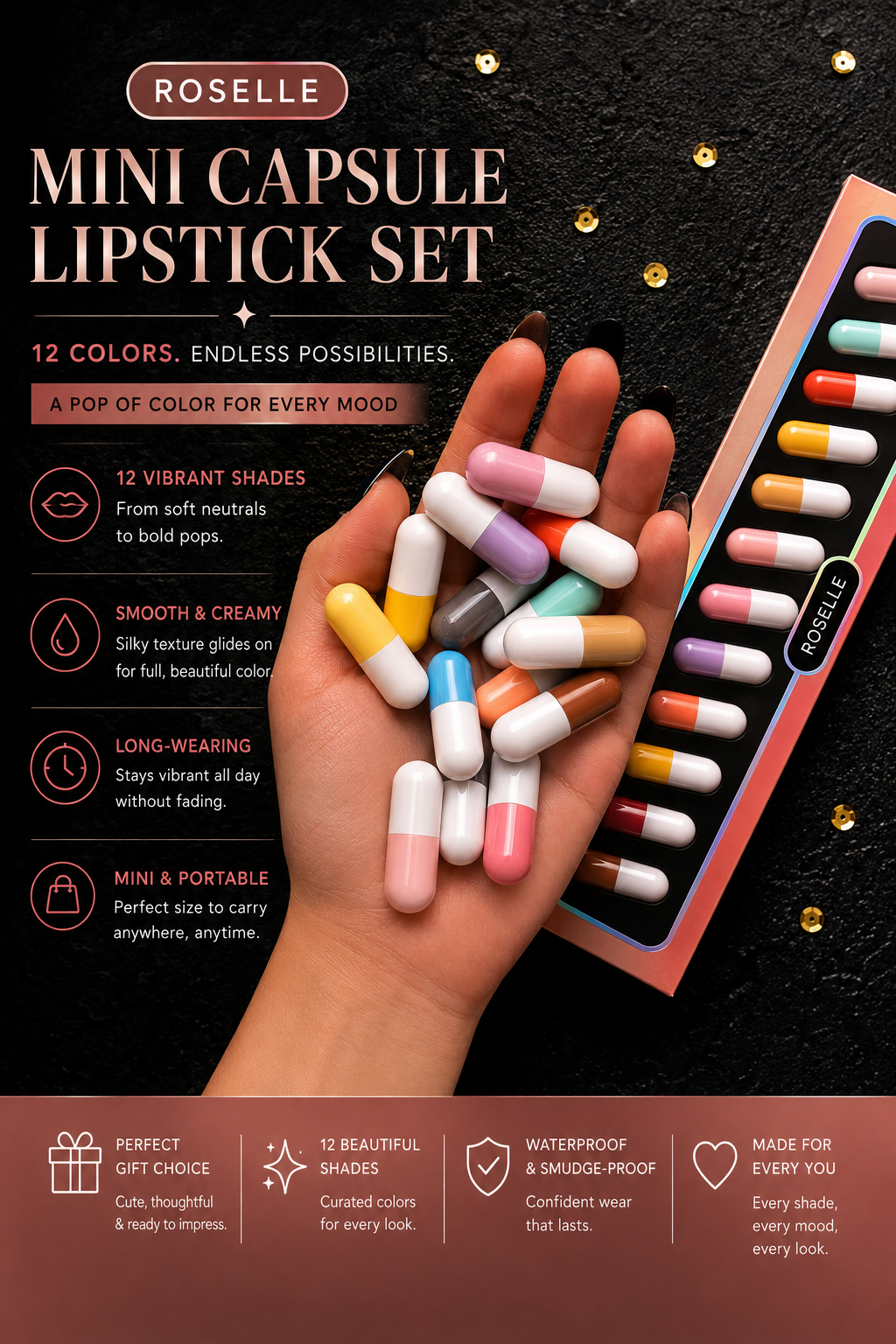 Mini Capsule Lipstick Set