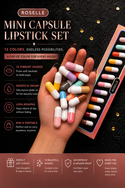 Mini Capsule Lipstick Set